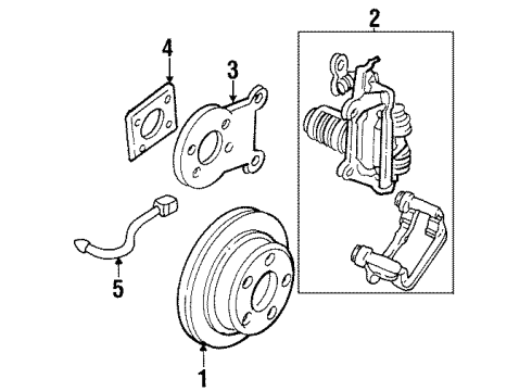 GM 10136851 Backing Plate, Driver Side