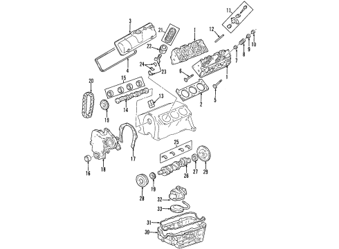 GM 89038381 Engine