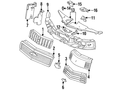 GM 10082589 Guide, Driver Side