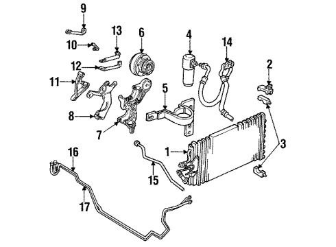 GM 12546877 A/C Hose