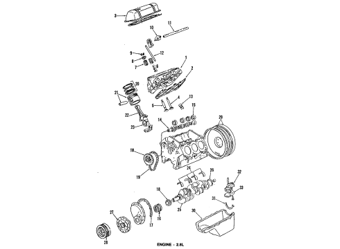 GM 10089657 Short Block
