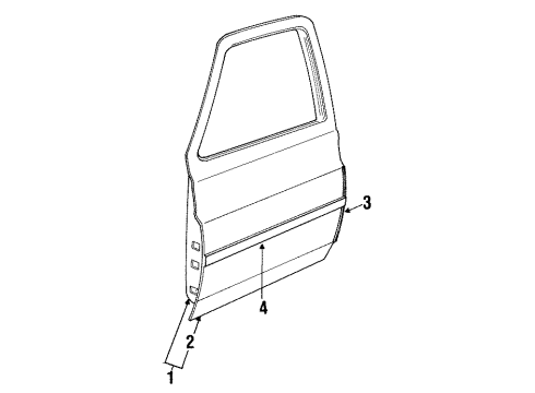 GM 15607701 Nameplate, Front
