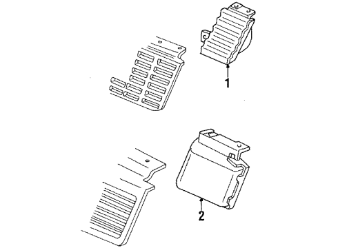 GM 5974958 Parking Lamp, Passenger Side