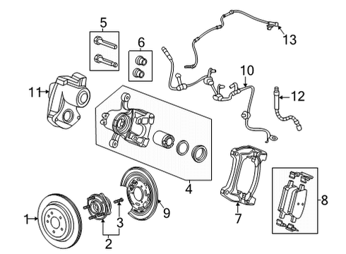 GM 13596674 Actuator Bolt