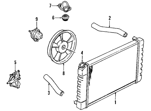 GM 52452671 Radiator