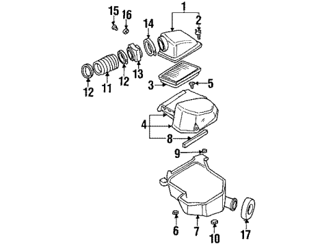 GM 12482330 Air Outlet Duct