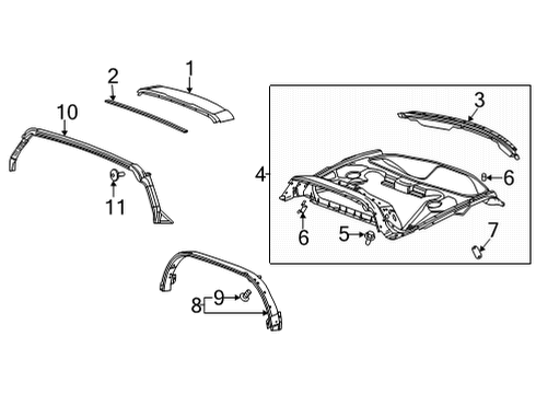 GM 11603865 Retaining Strip Bolt