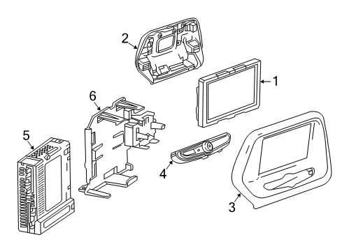 GM 84849534 Display System
