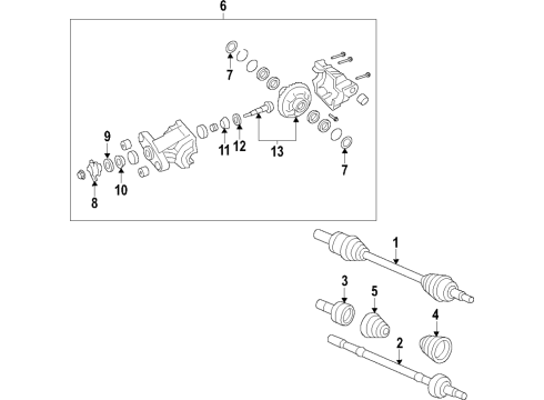 GM 87840089 Center Bearing
