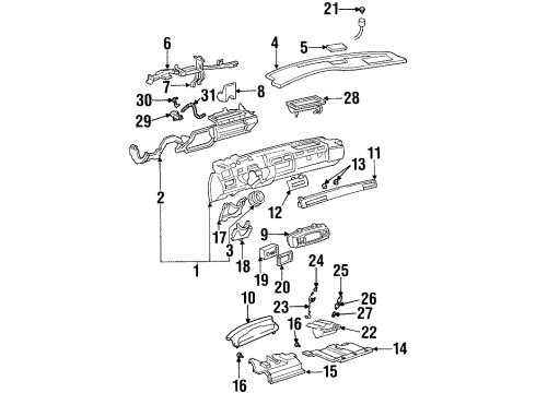 GM 3637197 Lower Panel