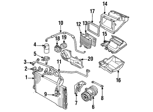 GM 22536088 A/C Hose