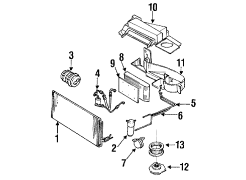 GM 10184978 Compressor Bracket