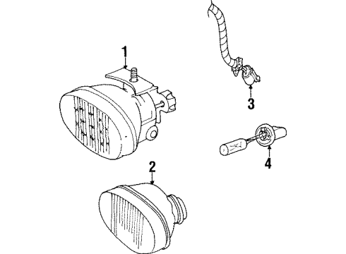 GM 21110769 Fog Lamp Assembly