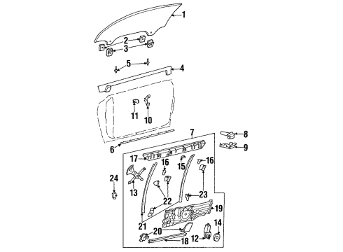 GM 25619248 Adjust Bracket