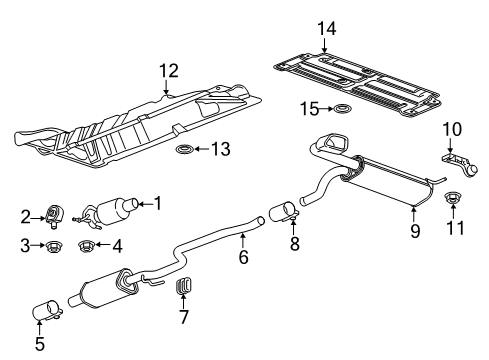 2019 Chevy Cruze Exhaust Components Diagram