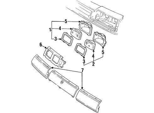 1992 Oldsmobile Toronado Headlamps Diagram