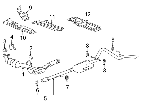 2023 Chevy Silverado 1500 Exhaust Components Diagram