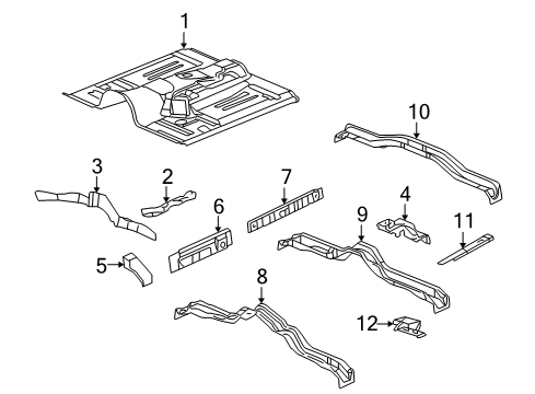 2004 Chevy Trailblazer Floor Diagram