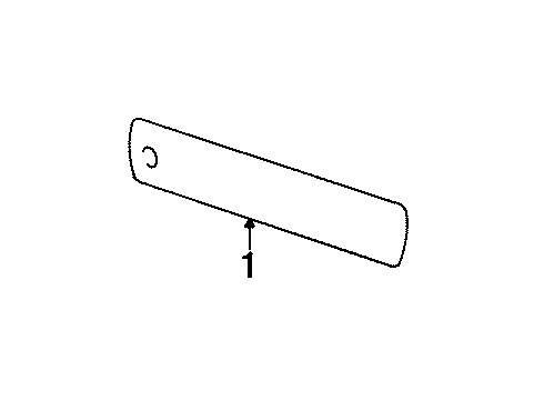 2002 Cadillac Eldorado Rear Lamps - Side Marker Lamps Diagram