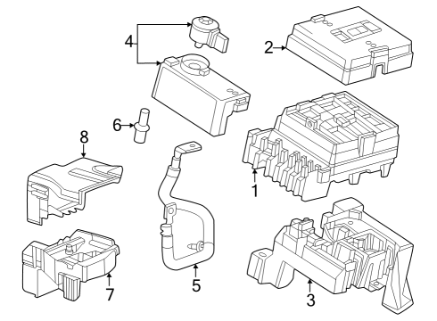 2024 Cadillac XT4 Fuse & Relay Diagram