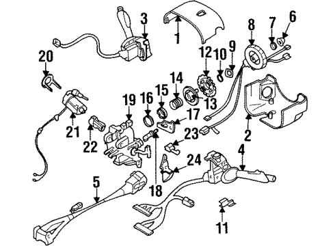 1999 Oldsmobile Aurora Ignition Lock Diagram