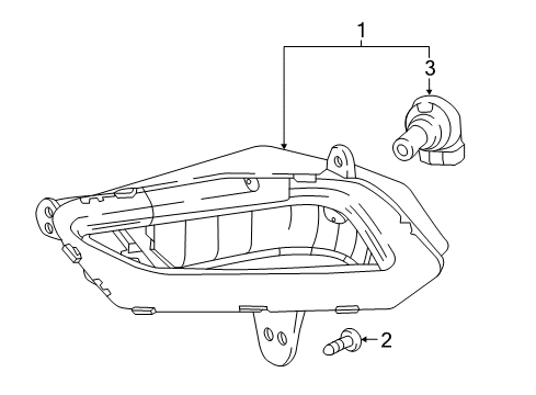 2019 Chevy Cruze Bulbs Diagram