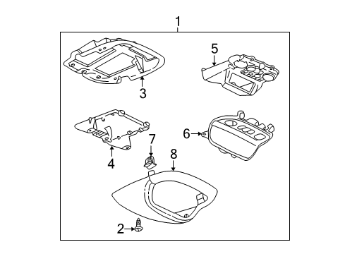 2005 Chevy Impala Overhead Console Diagram