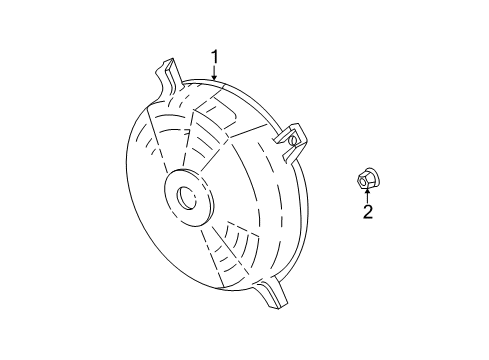 2004 Chevy Tracker A/C Condenser Fan Diagram