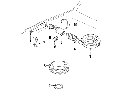 1990 GMC C3500 Air Intake Diagram