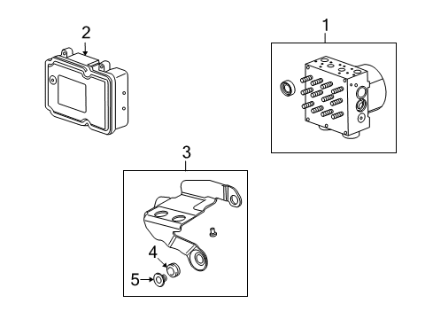 2012 Cadillac SRX Anti-Lock Brakes Diagram