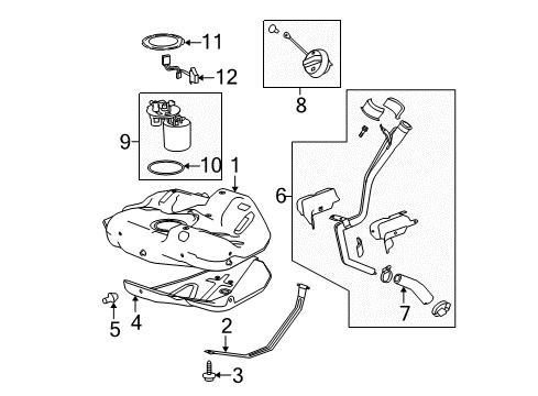 2014 Buick LaCrosse Fuel Supply Diagram