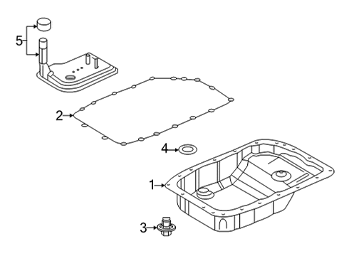 2023 Chevy Express 2500 Transmission Components Diagram