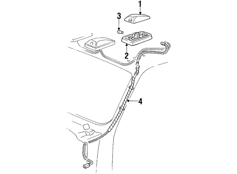 1994 GMC C3500 Clearance Lamps Diagram