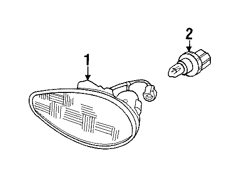 2003 Oldsmobile Aurora Bulbs Diagram