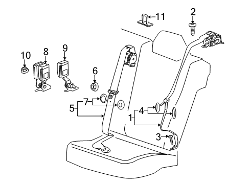 2015 Chevy Malibu Seat Belt Diagram