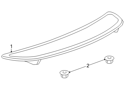 2008 Pontiac G5 Rear Spoiler Diagram