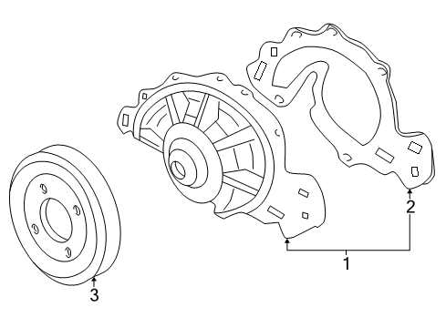2007 Pontiac Grand Prix Cooling System, Radiator, Water Pump, Cooling Fan Diagram