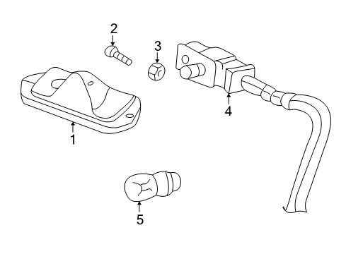 2007 Buick Rainier License Lamps Diagram