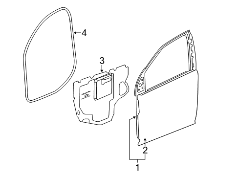 2005 Chevy Equinox Front Door Diagram