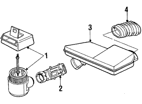 1991 Pontiac Firebird Air Inlet Diagram