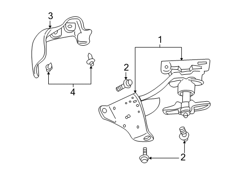 2007 Buick Rainier Spare Tire Carrier Diagram