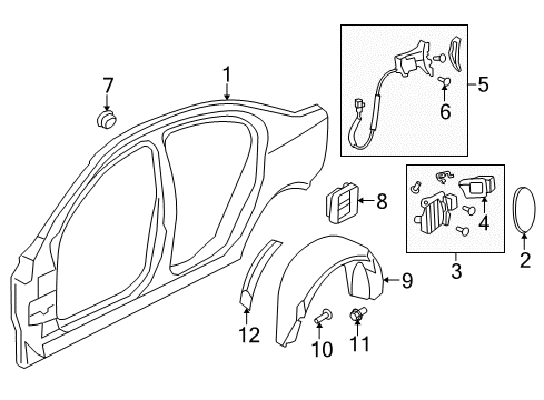 2012 Chevy Caprice Fuel Door Diagram