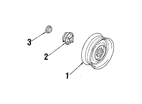 1987 Oldsmobile Firenza Wheels Diagram