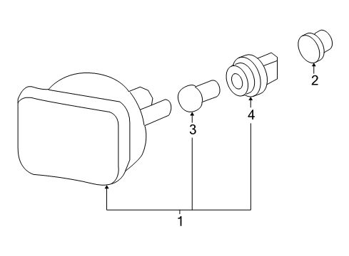 2008 Chevy Uplander Bulbs Diagram