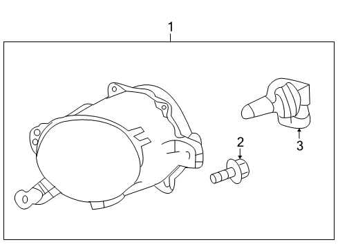 2012 Cadillac SRX Bulbs Diagram