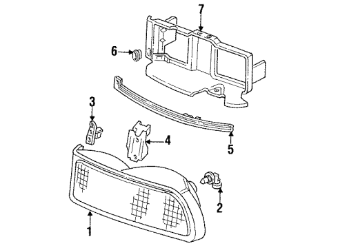 1994 Buick Regal Bulbs Diagram