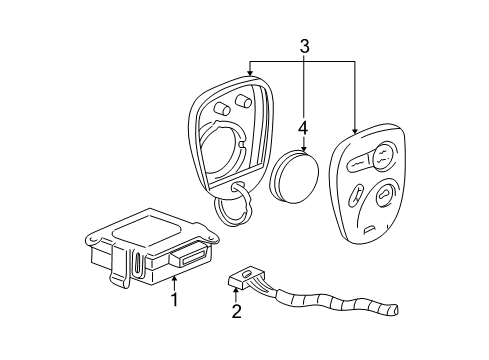 2004 Buick Regal Electrical Components Diagram