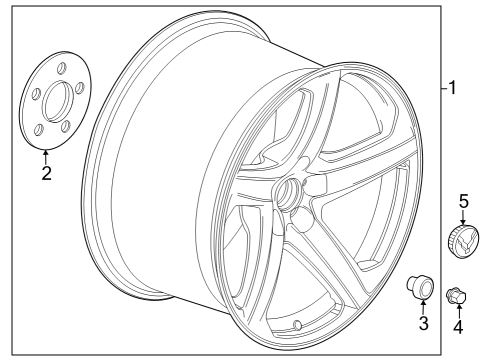 2023 Chevy Corvette Wheels Diagram