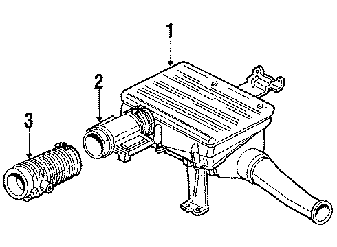 1986 Oldsmobile 98 Air Intake Diagram