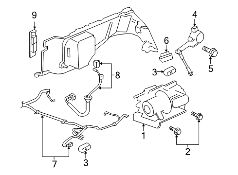Standard Parts, Front Diagram for 11515757